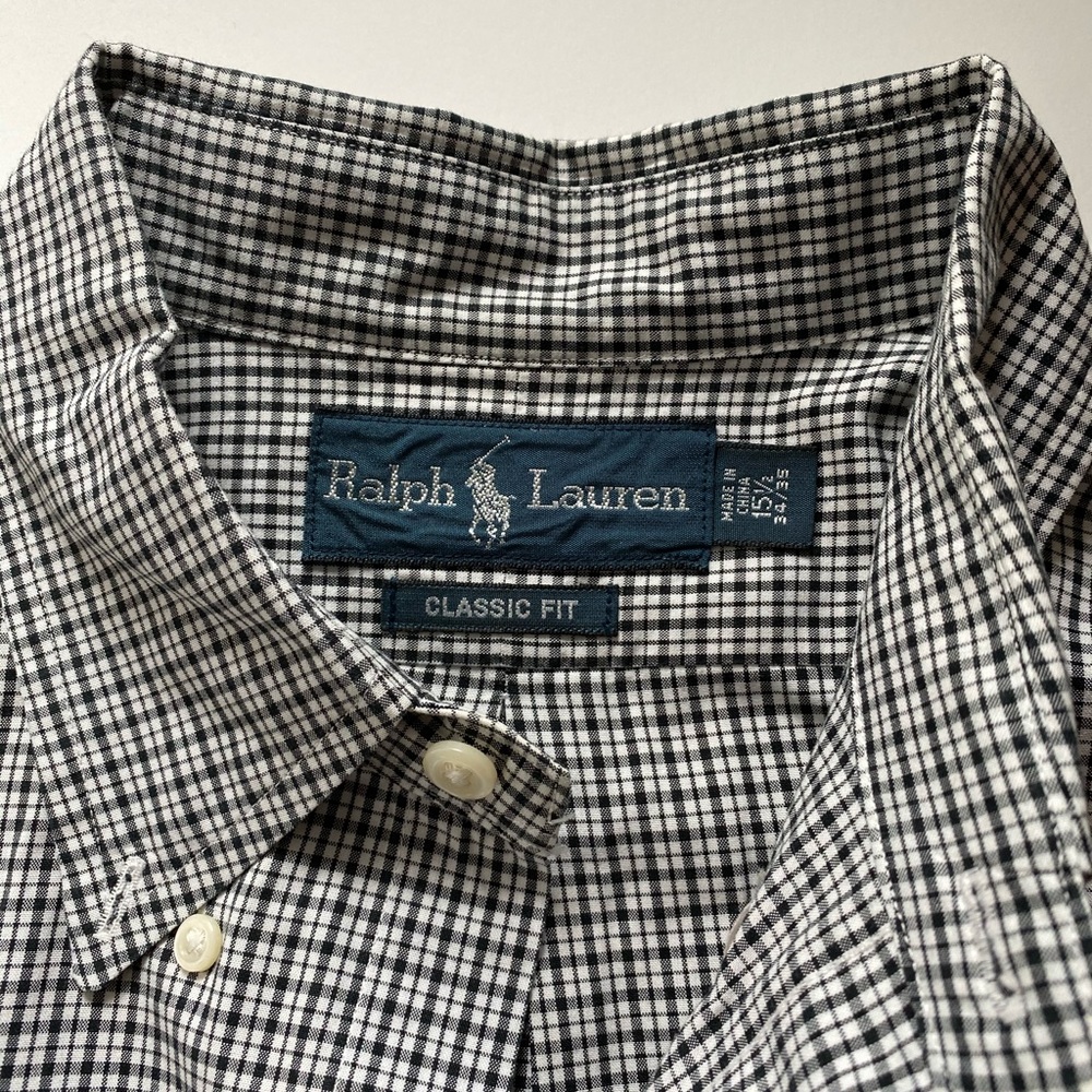 RALPH LAUREN black and white long sleeve